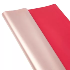 Folie 58 x 58cm, 20 buc. - Ciclamen / Alb metalic