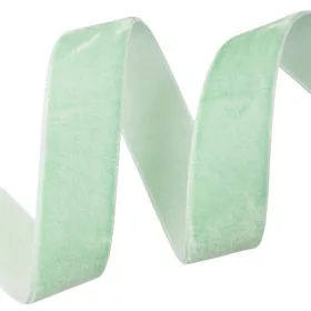 Panglică din catifea 22mm x 10m - Verde vintage