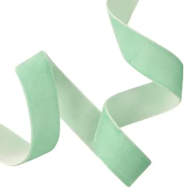 Panglică din catifea 22mm x 10m - Verde vintage