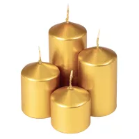 Lumânări de Advent cilindrice în trepte