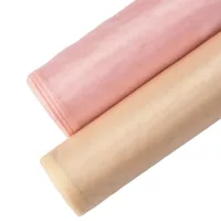 Organza cu tiv cusut, lățime 20cm